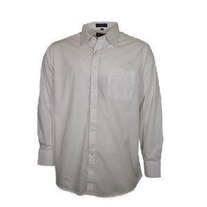Men's Dress Shirt Long Sleeve Button Up Solid Formal Front Pocket Classic Shirt